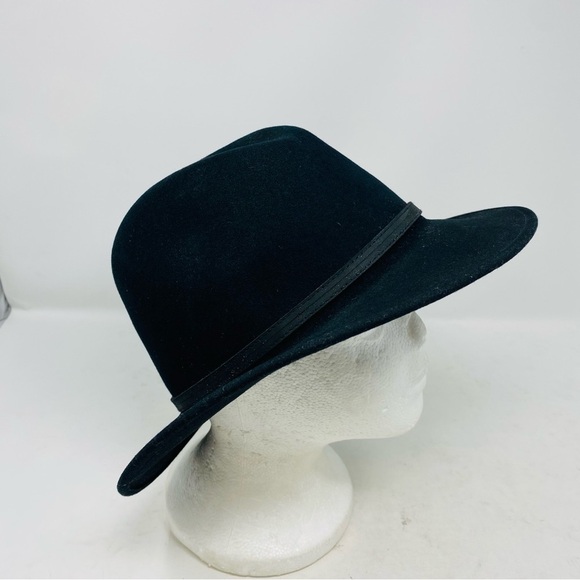 Bailey Black Glen Wool Furlite Crushable Fedora Size S - Picture 2 of 9